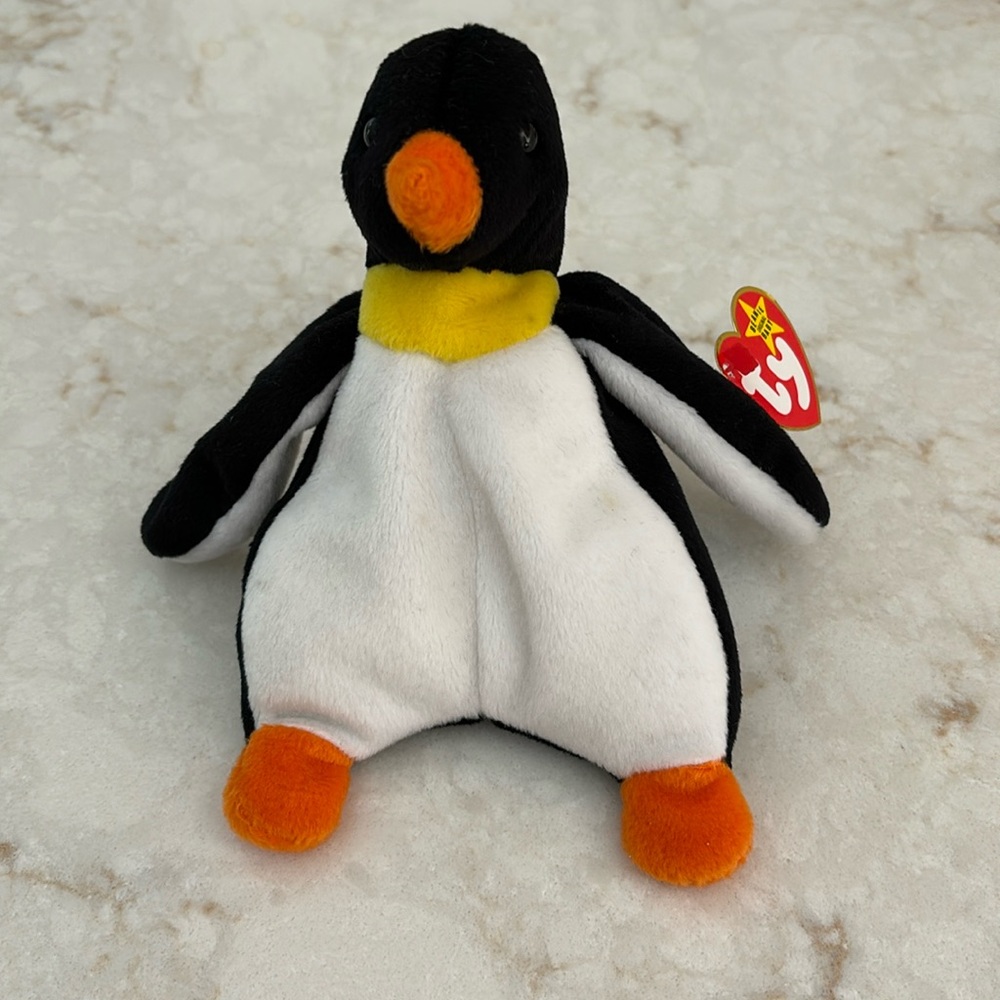Vintage Ty beanie baby Penguin named Waddle